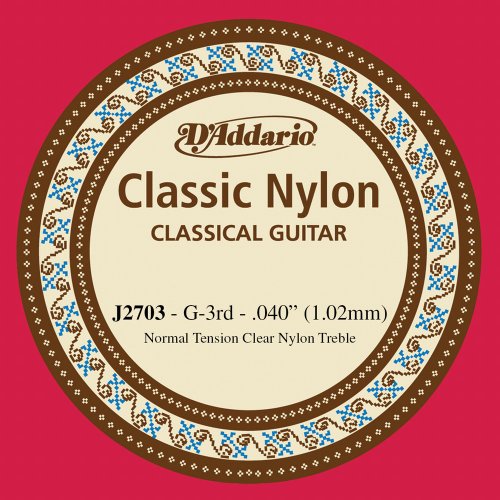 D\'Addario J2703 Einzelsaite Classic Nylon, Normal Tension,  G-3rd Preisvergleich
