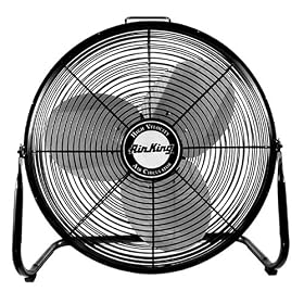 Air King 20-Inch 3,670 CFM 3-Speed Pivoting Floor Fan #9220
