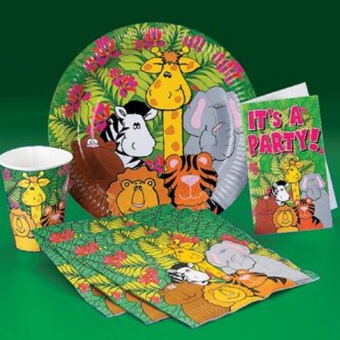 Zoo Jungle Animal Party (2 dz)