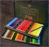 A.W. Faber-Castell Polychromos Artists Metal Tin of 60 Colored Pencils A.W. Faber-Castell Polychromos Artists Metal Tin of 60 Colored Pencils