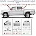 RAFTUDRIVE 3 inch Round Stainless Steel Running Boards Fit 05-16 TOYOTA Tacoma Double Cab (With 2 full size front doors and 2 full size rear doors)