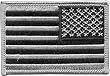 Black & Grey Reversed US Flag Patch