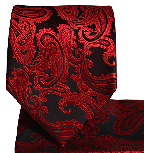 Paisley Men's Tie and Pocket Square Sets