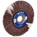 Merit Economy Abrasive Flap Wheel, 1" Arbor, Ceramic Aluminum Oxide