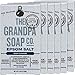 Grandpa's Epsom Salt & Baking Soda Soap 3.25 Ounces (Pack of 6)