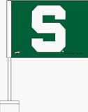 Michigan State Spartans Car Flag