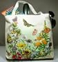 Butterflies of North America -- 2 sided Jumbo Cotton Canvas Tote Bag -- Wildlife Butterfly Art Print Purse -- From Wild Cotton