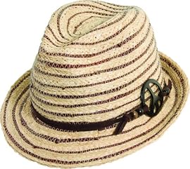 FEDORA W/PEACE SIGN