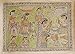 Indian Art Painting on Paper with Organic Color Madhubani 22 x 30 inches