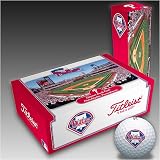 Titleist Philadelphia Phillies Team Logo Custom Half-Dozen Golf Balls - Stadium Cover