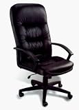 B7301 HIGH BACK LEATHER CHAIR W/KNEE TILT