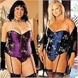 Asian Tapestry Corset in Plus Sizes 38 40 42 44 46 48 50 Black Purple Royal