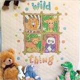 Baby Hugs Wild Thing Quilt Stmpd XStitch-34X 43