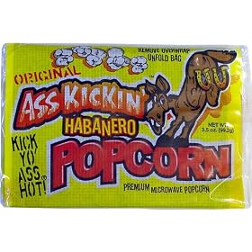 Ass Kickin Habanero Microwave Popcorn, 3.5 oz