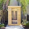 Sun Life Malibu - 2 Person Sauna Hemlock - FAR Infrared Carbon Fiber Portable New