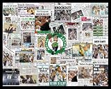 Boston Celtics NBA Championship Newspaper Collage- 20x16
