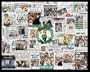 Boston Celtics NBA Championship Newspaper Collage- 20x16" Unframed Print