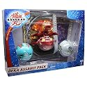 Bakugan Battle Brawlers Deka Assult Pack - 3 Bakugan Deka + 3 Deka Metal Gate Cards
