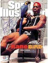 Collectibles: Dennis Rodman Autographed/Hand Signed Magazine Spurs PSA/DNA #T43464 - Hall of Fame Memorabilia