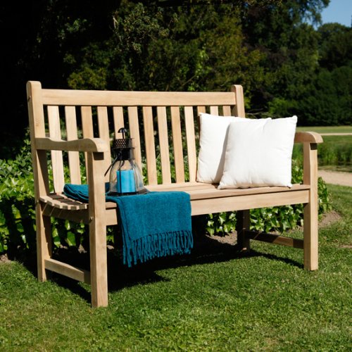 TEAK-Gartenbank Tradition, 2-Sitzer