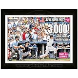 Derek Jeter 3000th Hit Framed NY Post Full Page Cover 15