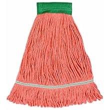 Wilen A01301, Hospital Pro M Antimicrobial Wet Mop, Small, 5" Mesh Band, Orange (Case of 12)