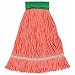 Wilen A01301, Hospital Pro M Antimicrobial Wet Mop, Small, 5" Mesh Band, Orange (Case of 12)