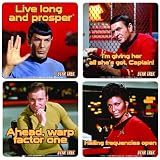 Star Trek Coasters Set - Four Coasters in a Sleeve