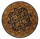 Safavieh Heritage HG628A Dark Green 8 Round Handmade Wool Area Rug Safavieh Heritage HG628A Dark Green 8 Round Handmade Wool Area Rug