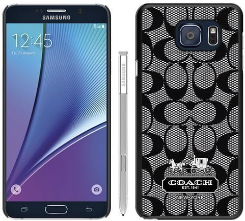 Samsung Galaxy Note 5 Coach 62 Black Screen Phone Case Fashion and Popular Design