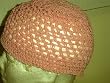 Cp107pk, Hand Crocheted Pink Gimp Skull Cap for Teens and Adults