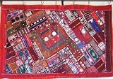 Review NovaHaat  / BANJARA INDIA RARE ANTIQUE MIRROR WALL HANGING TAPESTRY
