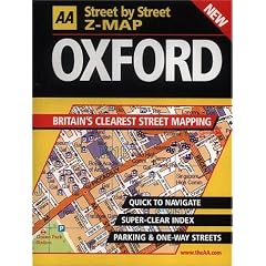 AA Street by Street Z-map Oxford (AA Street by Street Z-Map)