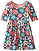 Marmellata Girls' Multi Floral Knit Dress