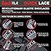 No Tie Shoelaces - Elastic Quick Lace By Bodi Hut - 5 Pairs Of Elasticated Laces - 100% Moneyback Guarantee - Simple For Children - Enjoy Extra Shoe Comfort Now! Great For Kids & Adults Trainers - Ideal For Running & Triathlon
