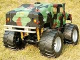 超弩級の78cm1/4ミリタリー四駆ラジコン●オフロード おもちゃ 玩具の画像