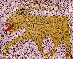 Art of India Gond Paintings Asian Decor 22 x 28 inches