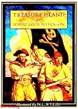 Treasure Island (Illustrated by N.C. Wyeth with Free audiobook link) Books