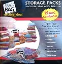 15 Original Space Bag Combo (1Jumbo, 3 X-L, 4 L, 4 M, 2 Suitcase, 1 Carry-On)