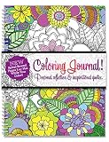 Adult Coloring Journal - An Adult Coloring Journal with Inspirational Quotes - Spiral Bound - 6.25