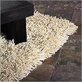 Gaiam Cotton Spaghetti Shag Rug 7'L x 5'W - Made of reclaimed T-shirt materials