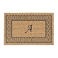 Monogram Doormat with Black Border - (23.5x35.5")