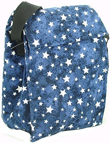 Cool Tote Insulated Lunch Bag Cooler Tote with Freezer Pack. Reusable for Kids, Teens, and Adults. (Bright Stars)