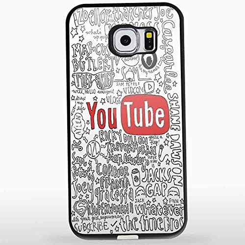 The Youtubers Collage Quotes for Iphone and Samsung Galaxy Case (Samsung S6 Black)