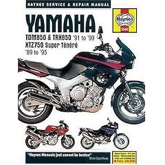 Yamaha TDM850, TRX850 and XTZ750 Service and Repair Manual (Haynes Service and Repair Manuals)