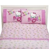 Hello Kitty HK USA Travel Twin Sheet Set