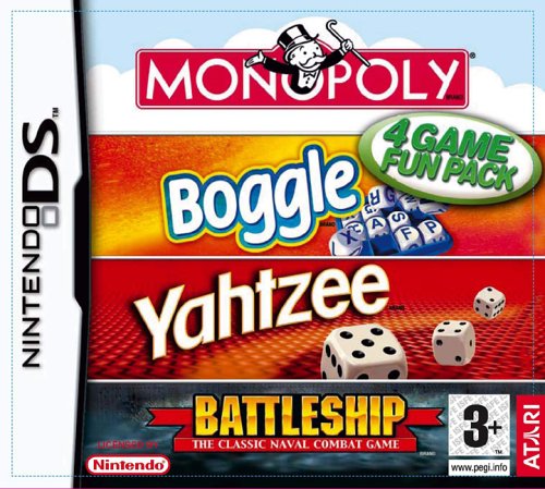 Childrens Toyshop  Used : Hasbro Compilation: Monopoly/Boggle/Yahtzee/Battleships (Nintendo DS)