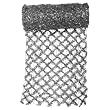 30' x 12" Commercial Length Extra Wide Wired Mesh Silver Tinsel Garland Ribbon