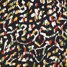 Product Image Mossimo? Black: Women's Elastic Waist Skirt - Bone Print L