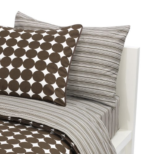DwellStudio Thin Stripe Single French Back Case - Chocolate DwellStudio Thin Stripe Single French Back Case - Chocolate